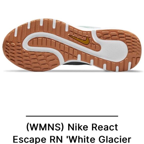 (WMNS) Nike React Escape RN 'White Glacier Grey' CV3817-104 size 6.5. - Picture 7 of 16